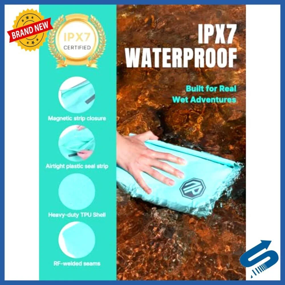 IPX7 Waterproof Fanny Pack 2.5L Magnetic Closure Dry Bag Kayaking
